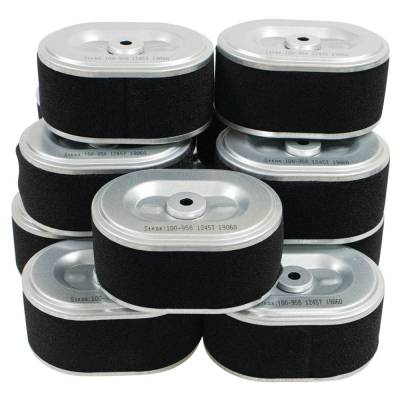 Air Filter Combo 12-Pack Compatible With 180 E-Cut 180Sl 180A 180B 180C Precision Cut Greens Mower