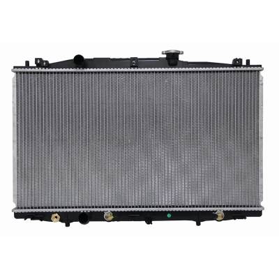 Rareelectrical - Radiator Compatible With 2004-2008 Acura Tsx Base 2.4L L4 Sedan Downflow 16Mm Pa Core Plastic Tank - Image 2