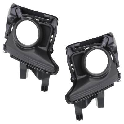 Rareelectrical - New Front Left And Front Right Fog Light Trim Compatible With Toyota Highlander Hybrid Le 6 Cyl 3.5L - Image 2
