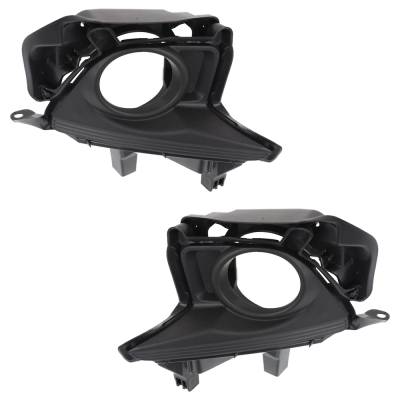 Rareelectrical - New Front Left And Front Right Fog Light Trim Compatible With Toyota Highlander Hybrid Limited 6 Cyl - Image 4