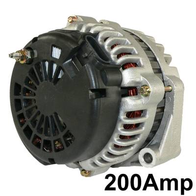 Rareelectrical - New 12V 200A Alternator Fits Chevrolet Tahoe Avalanche Silverado 2002 10464456 - Image 4
