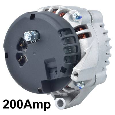 Rareelectrical - New 200A Alternator Fits Gmc Safari Chevrolet Astro 4.3L 2000 Al8719x 10480251 - Image 4