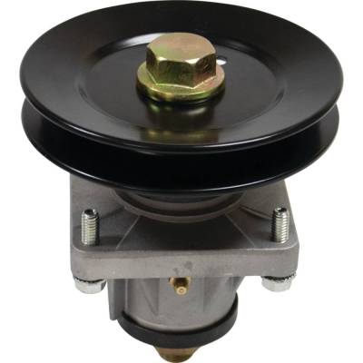 Rareelectrical - Spindle Assembly With Pulley Compatible With Lt1022 Lt1045 Lt1046 46 Inch Deck Riding Lawn Tractor - Image 2