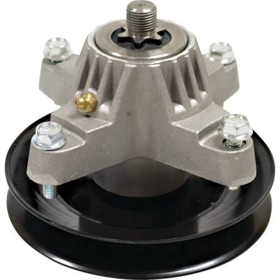 Rareelectrical - Spindle Assembly Compatible With Huskee Mtd Ranch King White Outdoor Yard Machines 42-Inch 600 - Image 4