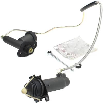 Rareelectrical - New Clutch Master And Slave Cylinder Assembly Compatible With Ford F-250 Eddie Bauer 8 Cyl 7.5L - Image 2