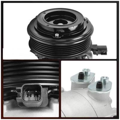 Rareelectrical - A/C Compressor Compatible With 2014-2019 Ford Fiesta 1.6L I4 Ecoboost Turbo Non-Turbo S Se Titanium - Image 4