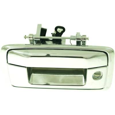 Rareelectrical - New Chrome Tailgate Handle Compatible With Chevrolet Gmc Sierra 2500 Hd All Submodels Silverado 3500 - Image 4