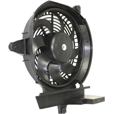 Rareelectrical - New A/C Condenser Cooling Fan Assembly Compatible With Hyundai Santa Fe Lx 6 Cyl 2.7L Santa Fe Gl 4 - Image 3