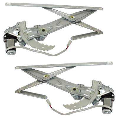 Rareelectrical - New Front Left And Front Right Window Regulator Compatible With Honda Civic Dx Civic Vx 1992-1995 By - Image 5