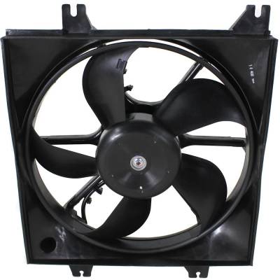 Rareelectrical - New Single Cooling Fan Assembly Compatible With Hyundai Accent Gt 4 Cyl 1.6L Accent Gsi 4 Cyl 1.6L - Image 5