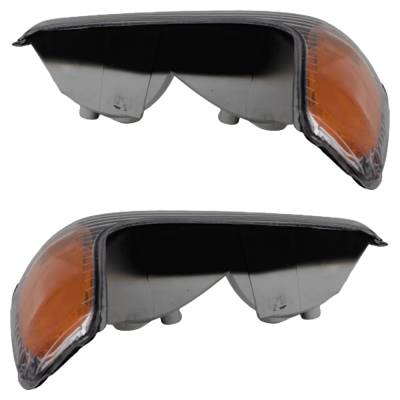 Rareelectrical - New Pair Of Parking Light Compatible With Cadillac Gmc Yukon Denali Escalade Base 8 Cyl 5.7L - Image 5