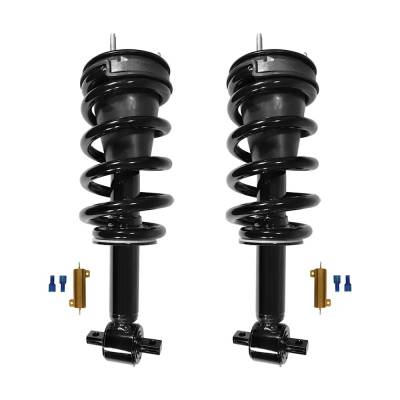 New Front Shock Conversion Compatible With Cadillac Chevrolet Escalade Hybrid 8 Cyl 6.0L Avalanche