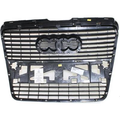 Rareelectrical - New Chrome Shell Grille Assembly Compatible With Audi A6 Quattro Avant 6 Cyl 3.2L A6 Quattro Base 8 - Image 4