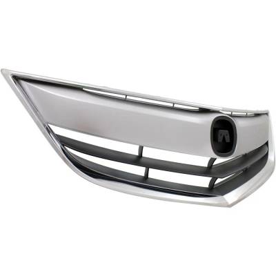 Rareelectrical - New Chrome Shell Grille Assembly Compatible With Acura Ilx Hybrid 4 Cyl 1.5L Ilx Dynamic 4 Cyl 2.4L - Image 2