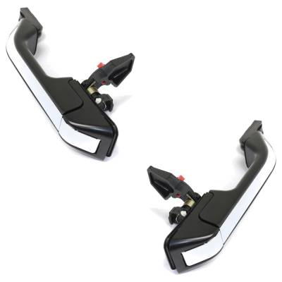 Rareelectrical - Rear Left And Right Exterior Door Handle Compatible With 2011-2017 Honda Odyssey Primed Paintable - Image 2