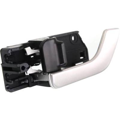 Rareelectrical - Front Driver Side Interior Door Handle Compatible With 2003-2008 Hyundai Tiburon Silver With Lock - Image 3