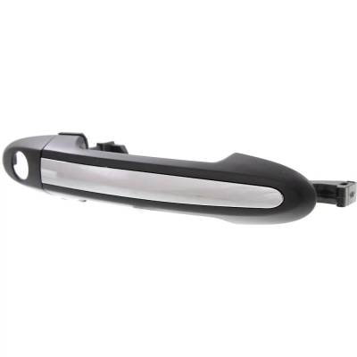 Rareelectrical - Front Driver Side Exterior Door Handle Compatible With 2007-2012 Hyundai Santa Fe Chrome With Key - Image 2
