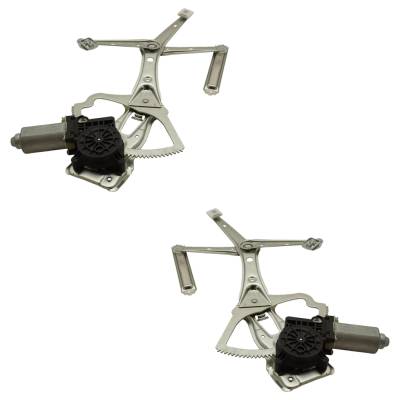 Rareelectrical - New Front Left And Front Right Window Regulator Compatible With Mercedes Benz E430 Base 8 Cyl 4.3L - Image 3