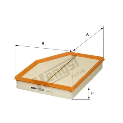 Rareelectrical - New Air Filter Compatible With Bmw 530I Base 6 Cyl 3.0L 525Xi Base 6 Cyl 3.0L 525I Base 6 Cyl 3.0L - Image 2