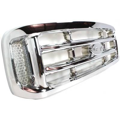 Rareelectrical - New Cross Bar Grille Assembly Compatible With Ford F-550 Super Duty Xl 8 Cyl 7.3L F-350 Super Duty - Image 3