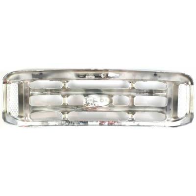 Rareelectrical - New Cross Bar Grille Assembly Compatible With Ford F-550 Super Duty Xl 8 Cyl 6.0L F-250 Super Duty - Image 4
