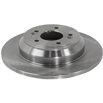 Rareelectrical - Solid Brake Disc Compatible With Hyundai Genesis 4.6 8 Cyl 4.6L Genesis 3.8 6 Cyl 3.8L 2009-2010 - Image 4