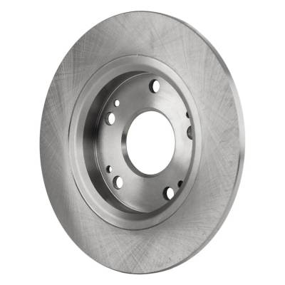 Rareelectrical - New Solid Brake Disc Compatible With Honda Cr-Z Base 4 Cyl 1.5L Cr-Z Premium 4 Cyl 1.5L Cr-Z Ex 4 - Image 4