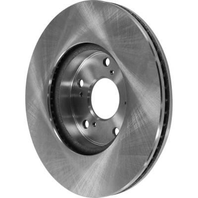 Rareelectrical - New Solid Brake Disc Compatible With Honda Hr-V Ex 4 Cyl 1.8L Hr-V Ex-L 4 Cyl 1.8L Accord Ex-L 6 Cyl - Image 2