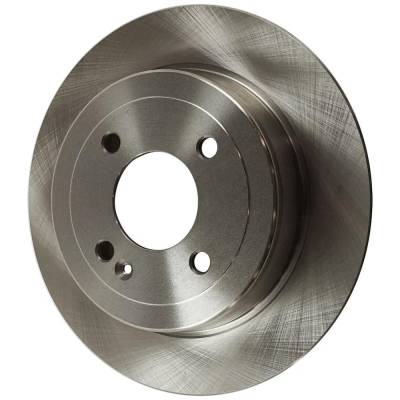 Rareelectrical - New Solid Brake Disc Compatible With Hyundai Kia Accent Gl 4 Cyl 1.6L Rio Ex Premium 4 Cyl 1.6L Rio - Image 1