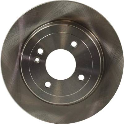 Rareelectrical - New Solid Brake Disc Compatible With Hyundai Kia Accent Gl 4 Cyl 1.6L Rio Ex Premium 4 Cyl 1.6L Rio - Image 2