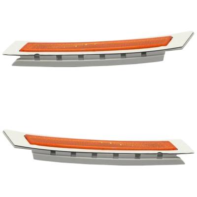 Rareelectrical - New Front Left And Front Right Bumper Reflector Compatible With Bmw 535Xi Base M5 Base 2006-2010 By - Image 4