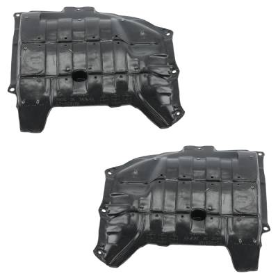 Rareelectrical - Engine Splash Guard Compatible With 2013-2020 Acura Tlx Accord Left And Right Plastic Guard - Image 1