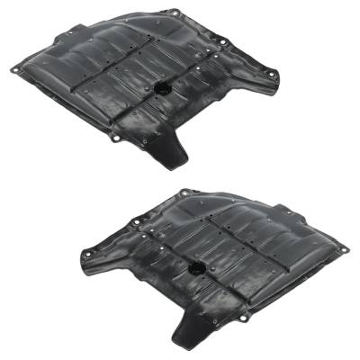Rareelectrical - Engine Splash Guard Compatible With 2013-2020 Acura Tlx Accord Left And Right Plastic Guard - Image 2