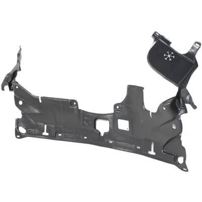 Rareelectrical - Engine Under Cover Splash Shield Compatible With 2003-2007 Honda Accord Front 2.4L 4-Cyl 3.0L V6 - Image 2