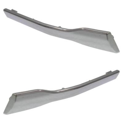 Rareelectrical - New Pair Of Grille Trim Compatible With Honda Pilot Ex-L 6 Cyl 3.5L Pilot Ex 6 Cyl 3.5L 2012-2015 By - Image 2