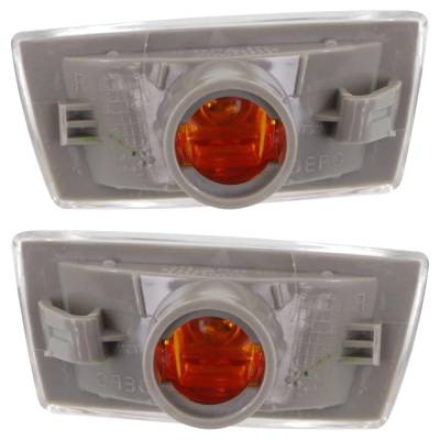 Rareelectrical - New Front Left And Front Right Side Marker Compatible With Chevrolet Saturn Malibu Ltz Aura Green - Image 5