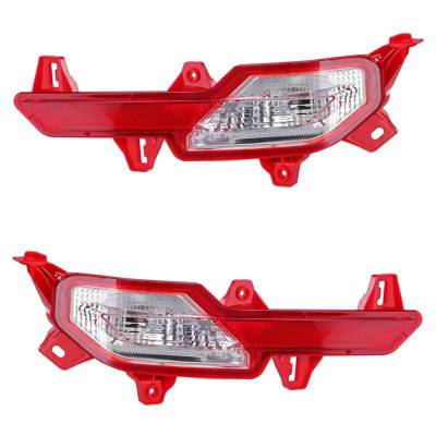 New Pair Of Back Up Light Compatible With Hyundai Sonata Ultimate 4 Cyl 1.6L Sonata Limited 4 Cyl