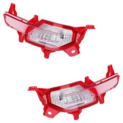 Rareelectrical - New Pair Of Back Up Light Compatible With Hyundai Sonata Sport 4 Cyl 1.6L Sonata Sel 4 Cyl 2.5L - Image 2