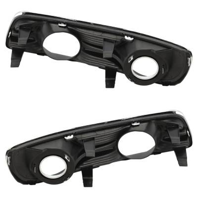 Rareelectrical - New Front Left And Front Right Fog Light Trim Compatible With Chrysler 300 Touring 300 Base - Image 6