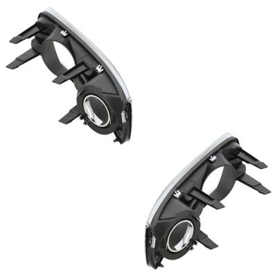 Rareelectrical - New Front Left And Front Right Fog Light Trim Compatible With Chrysler 300 Touring 300 Base - Image 7