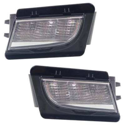 New Pair Of Driving Light Compatible With Cadillac Ats Base Ats Premium Luxury 2013-2019 By