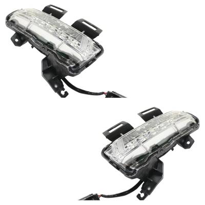 Rareelectrical - New Pair Of Driving Light Compatible With Chevrolet Cruze L Cruze Diesel 2015 By Gm2562106 Gm2563106 - Image 3