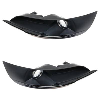 Rareelectrical - New Front Left And Front Right Fog Light Trim Compatible With Chrysler 200 Touring 6 Cyl 3.6L 200 - Image 4
