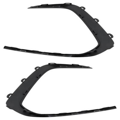 Rareelectrical - New Front Left Outer And Front Right Outer Grille Trim Compatible With Volkswagen Gti S 4 Cyl 2.0L - Image 4