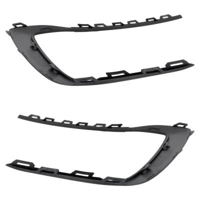Rareelectrical - New Front Left Outer And Front Right Outer Grille Trim Compatible With Volkswagen Gti Autobahn 4 Cyl - Image 6