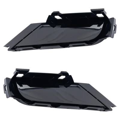 New Front Left And Front Right Bumper Filler Compatible With Volkswagen Tiguan Sel R-Line Jet Black