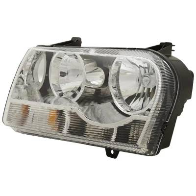 Rareelectrical - New Left Headlight Compatible With Chrysler 300 C Srt8 8 Cyl 6.1L 300 Touring 6 Cyl 2.7L 300 - Image 2