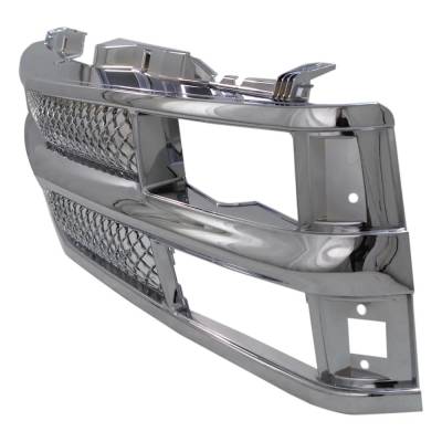 Rareelectrical - New Mesh Insert Grille Assembly Compatible With Chevrolet K2500 Base 8 Cyl 7.4L C2500 Base 8 Cyl - Image 3