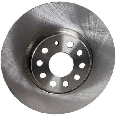 Rareelectrical - New Plain Surface Brake Disc Compatible With Volkswagen Golf Highline 4 Cyl 1.8L Gti Base 4 Cyl 2.0L - Image 2