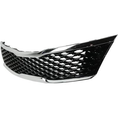 Rareelectrical - New Painted Black Grille Assembly Compatible With Kia Optima Lx 4 Cyl 2.4L Optima Lx 1.6T 4 Cyl 1.6L - Image 3